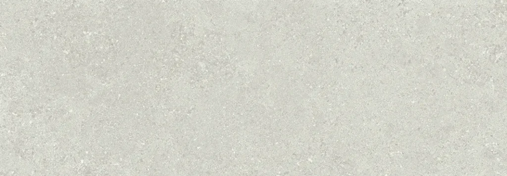 Light linen matt porcelain tile displaying even stone-effect grain
