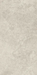 Large-format mink matt tile with fine stone-look surface and faint veining