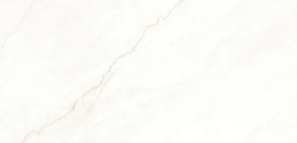 White matt porcelain tile with subtle diagonal grey marble veining
