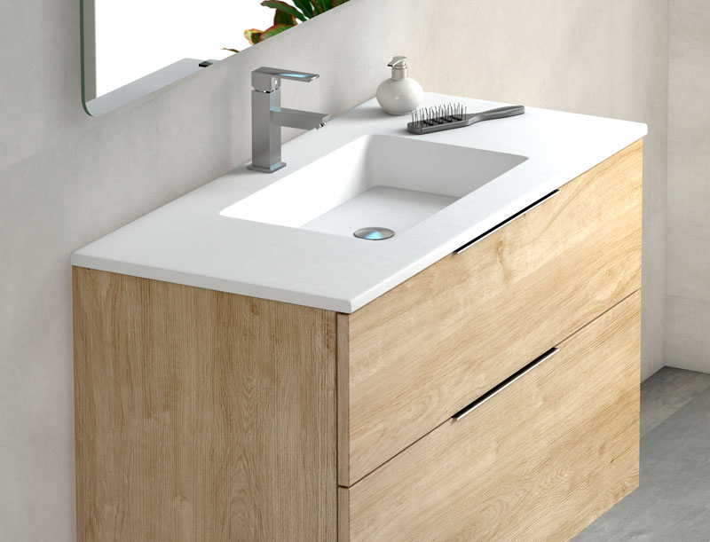 Ambar Left-Hand Washbasin 1000mm