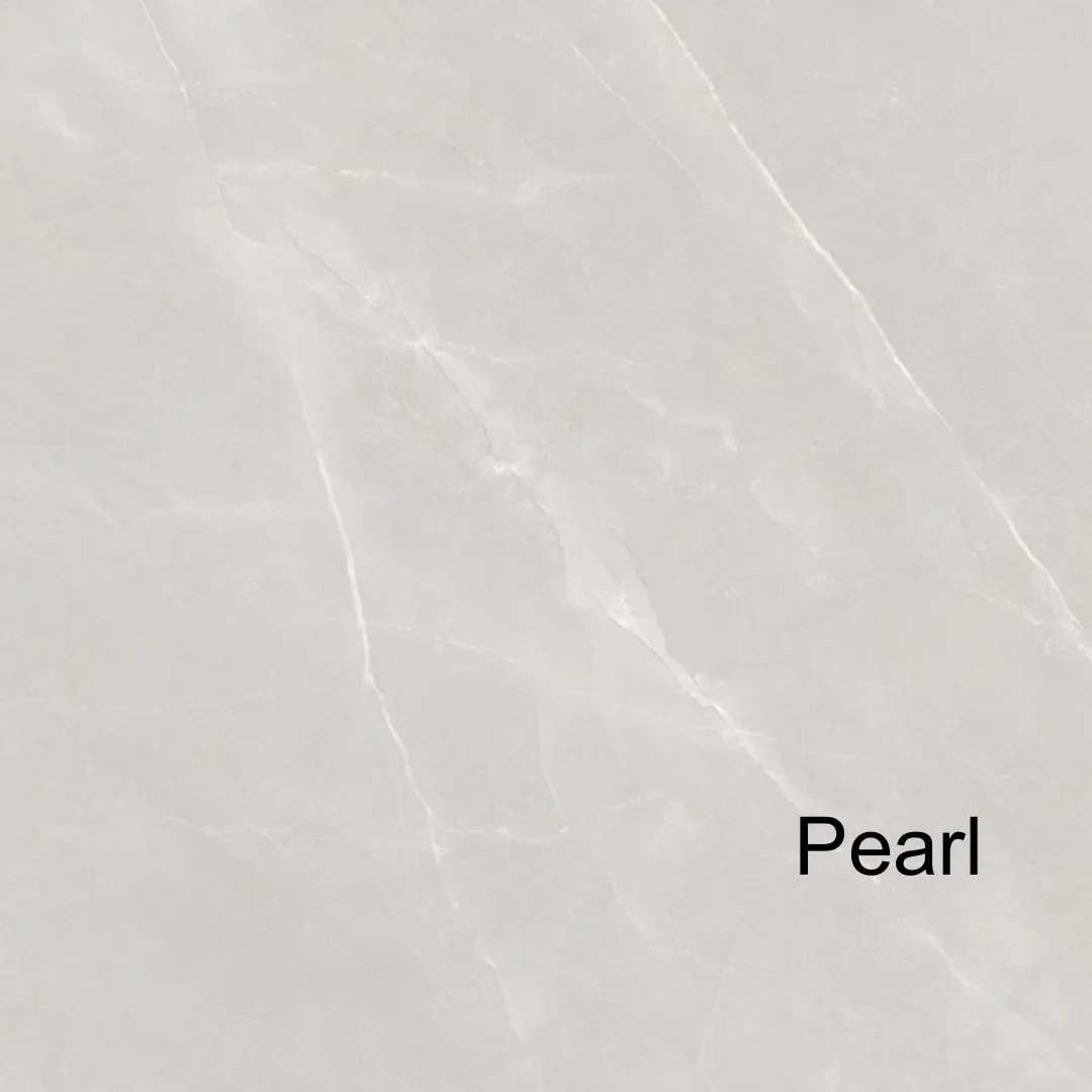 Marbelle White Marble Effect Wall & Floor Tile - tile detail view, Newlook Dublin