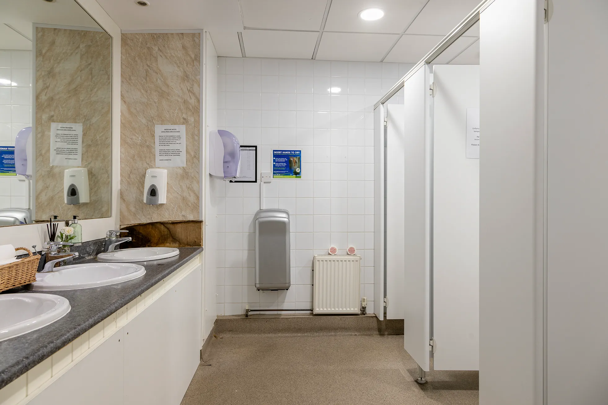 Bathroom renovation project by Newlook Tiles Dublin showing tiled walls, bathroom fittings and a complete finished washroom